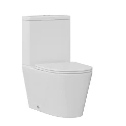 Harbour Clarity Rimless Back to Wall Close Coupled Toilet & Soft Close Seat