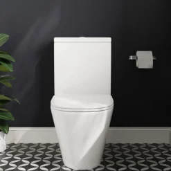 Harbour Clarity Rimless Back to Wall Close Coupled Toilet & Soft Close Seat