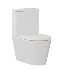 Harbour Clarity Rimless Back to Wall Close Coupled Toilet & Soft Close Seat