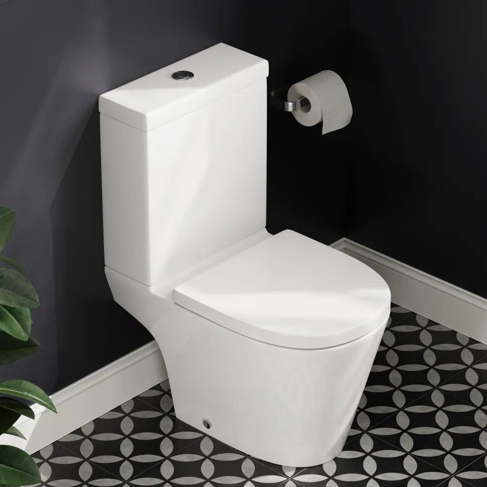 Harbour Clarity Rimless Toilet & Basin Bathroom Suite