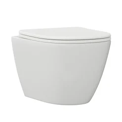 Harbour Clarity Rimless Wall Hung Toilet & Soft Close Seat