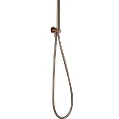 Harbour Clarity Round Shower Handset with Wall Outlet & Hose