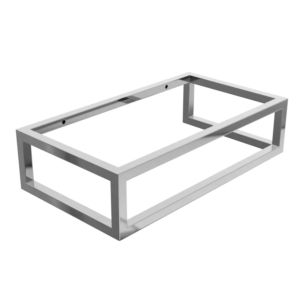 Harbour Concrete 400mm Cloakroom Wall Hung Burnt Orange Basin & Frame