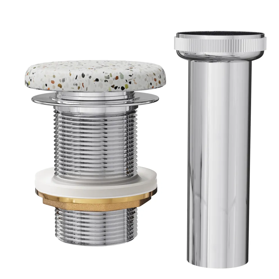 Harbour Concrete Unslotted Extendable Basin Waste