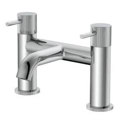 Harbour Fluted Deck Mounted Bath Mixer Tap