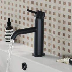 Harbour Fluted Mono Basin Mixer Tap & Waste