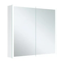 Harbour Glow LED Mirrored Cabinet with Demister Pad & Shaver Socket - 600 x 700mm