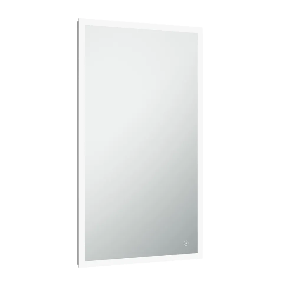 Harbour Glow LED Mirror with Demister Pad & Infrared Touch Button - 450 x 800mm