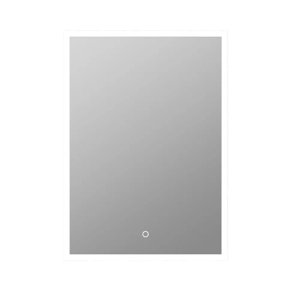 Harbour Glow Recessed Single Door LED Bathroom Mirror Cabinet - 500 x 700mm
