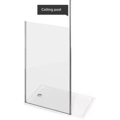 Harbour i10 Chrome Ceiling Supports