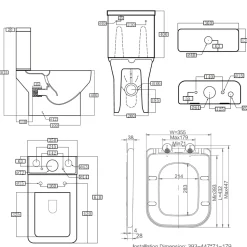 Harbour Icon Bathroom Suite with Rimless Toilet & Double Ended Bath