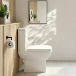 Harbour Icon 550mm Compact Projection Toilet & Wrap Over Soft Close Seat