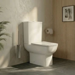 Harbour Icon Rimless Close Coupled Toilet & Soft Close Seat