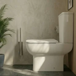 Harbour Icon Rimless Close Coupled Toilet & Soft Close Seat
