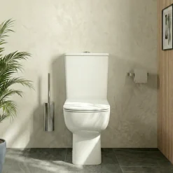 Harbour Icon Rimless Close Coupled Toilet & Soft Close Seat