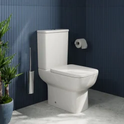 Harbour Icon Rimless Close Coupled Toilet & Soft Close Seat