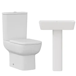 Harbour Icon Rimless Toilet & Basin Bathroom Suite