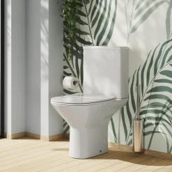 Harbour Identity Rimless Close Coupled Toilet & Soft Close Seat