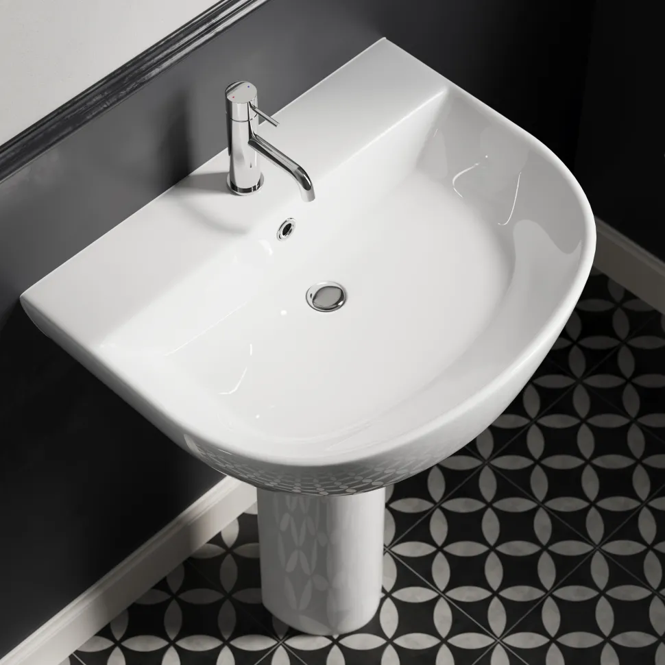 Harbour Identity Rimless Toilet & Basin Bathroom Suite