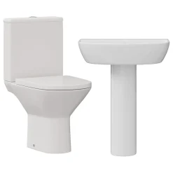Harbour Identity Rimless Toilet & Basin Bathroom Suite