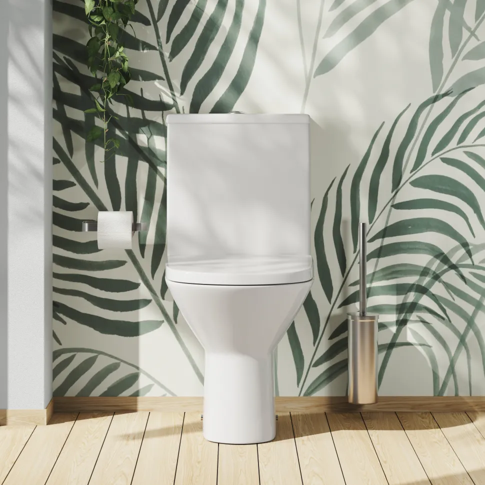 Harbour Identity Rimless Toilet & Basin Bathroom Suite