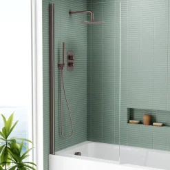 Harbour i8 Easy Clean 8mm Single Panel Bath Screen - 1500 x 800mm