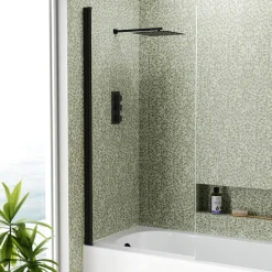 Harbour i8 Easy Clean 8mm Single Panel Bath Screen - 1500 x 800mm