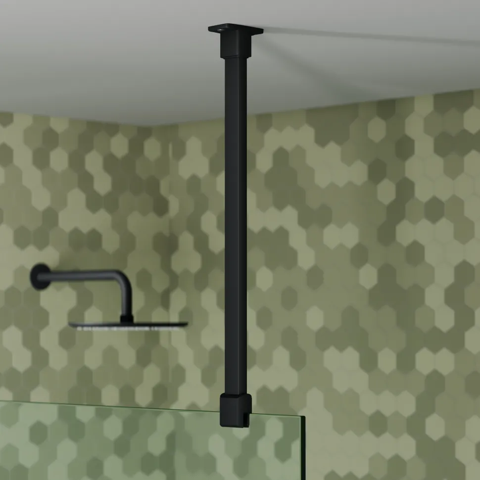 Harbour i10 Matt Black Ceiling Supports