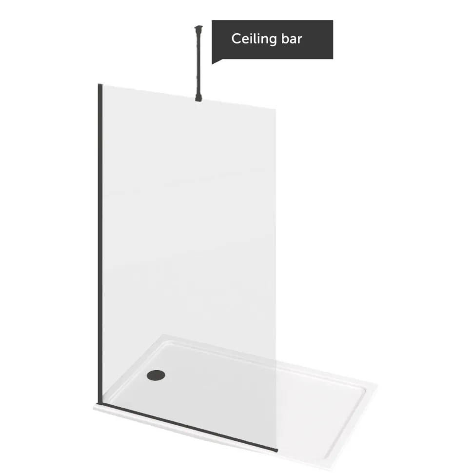 Harbour i10 Matt Black Ceiling Supports