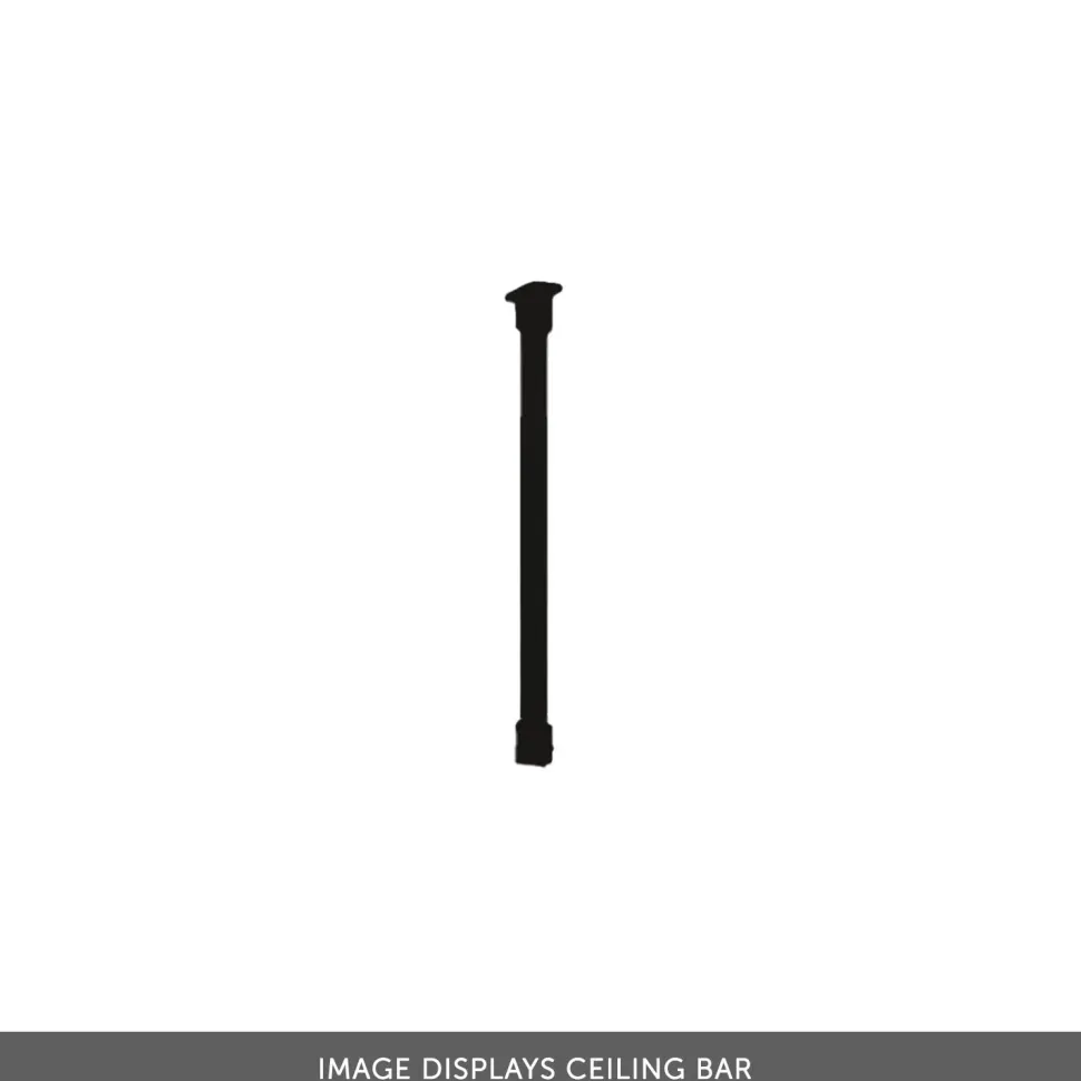 Harbour i10 Matt Black Ceiling Supports