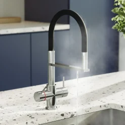 Harbour 4-in-1 Flexi Spout Instant Boiling Water Tap with WRAS-Approved Digital Boiler & Filter
