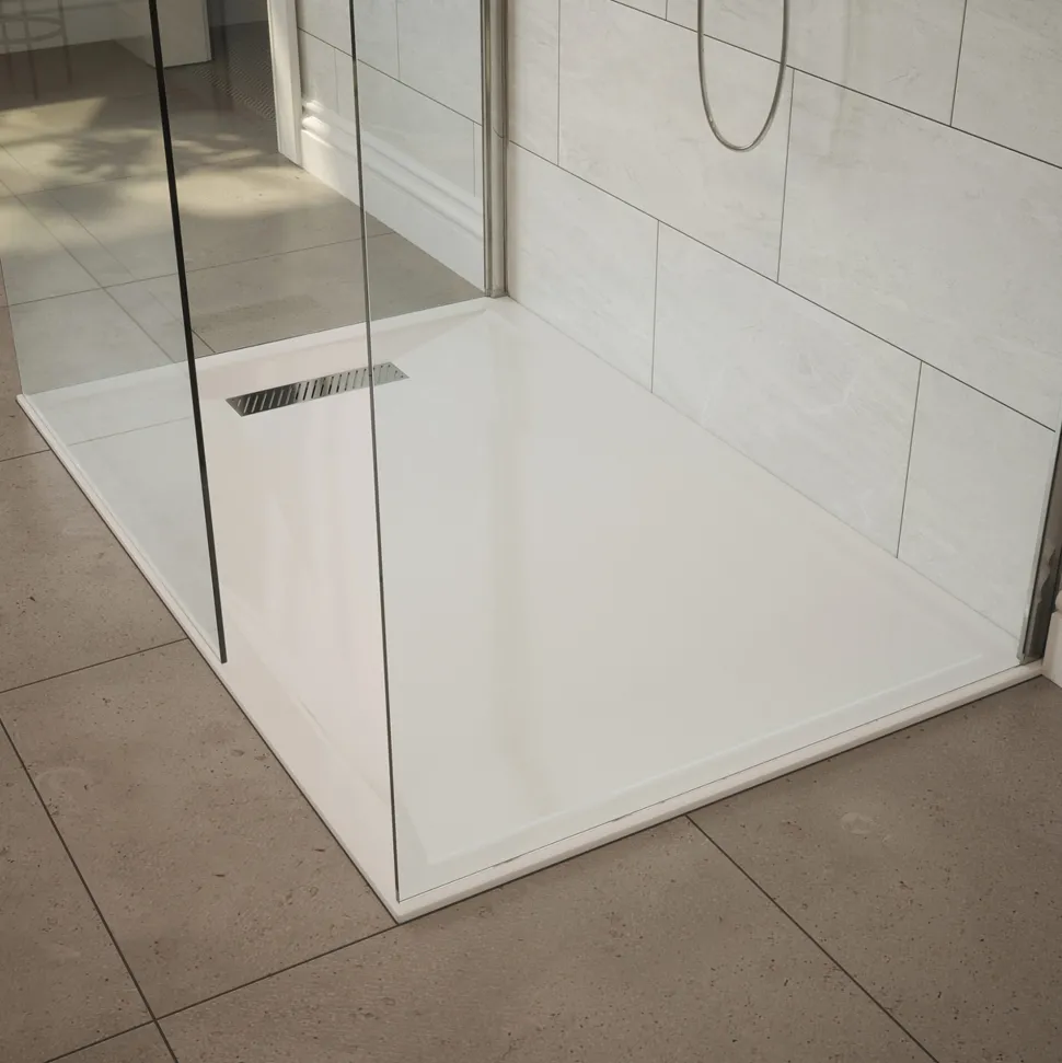Harbour Linear 25mm Luxury Stone Rectangular Shower Tray - 9 Sizes