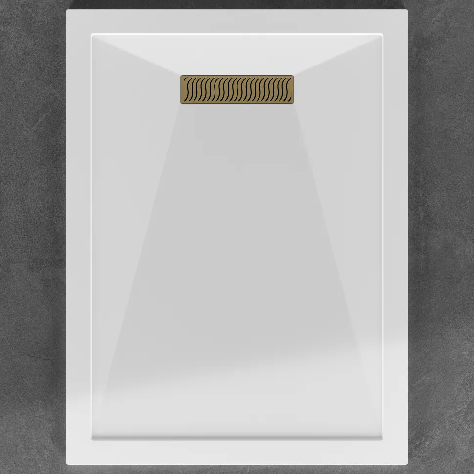 Harbour Linear 25mm Luxury Stone Rectangular Shower Tray - 9 Sizes