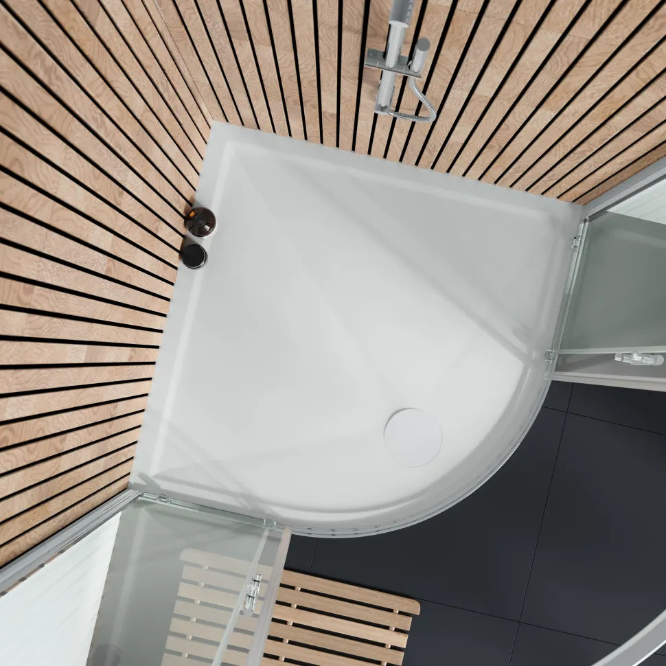 Harbour 28mm Luxury Stone Quadrant Shower Tray