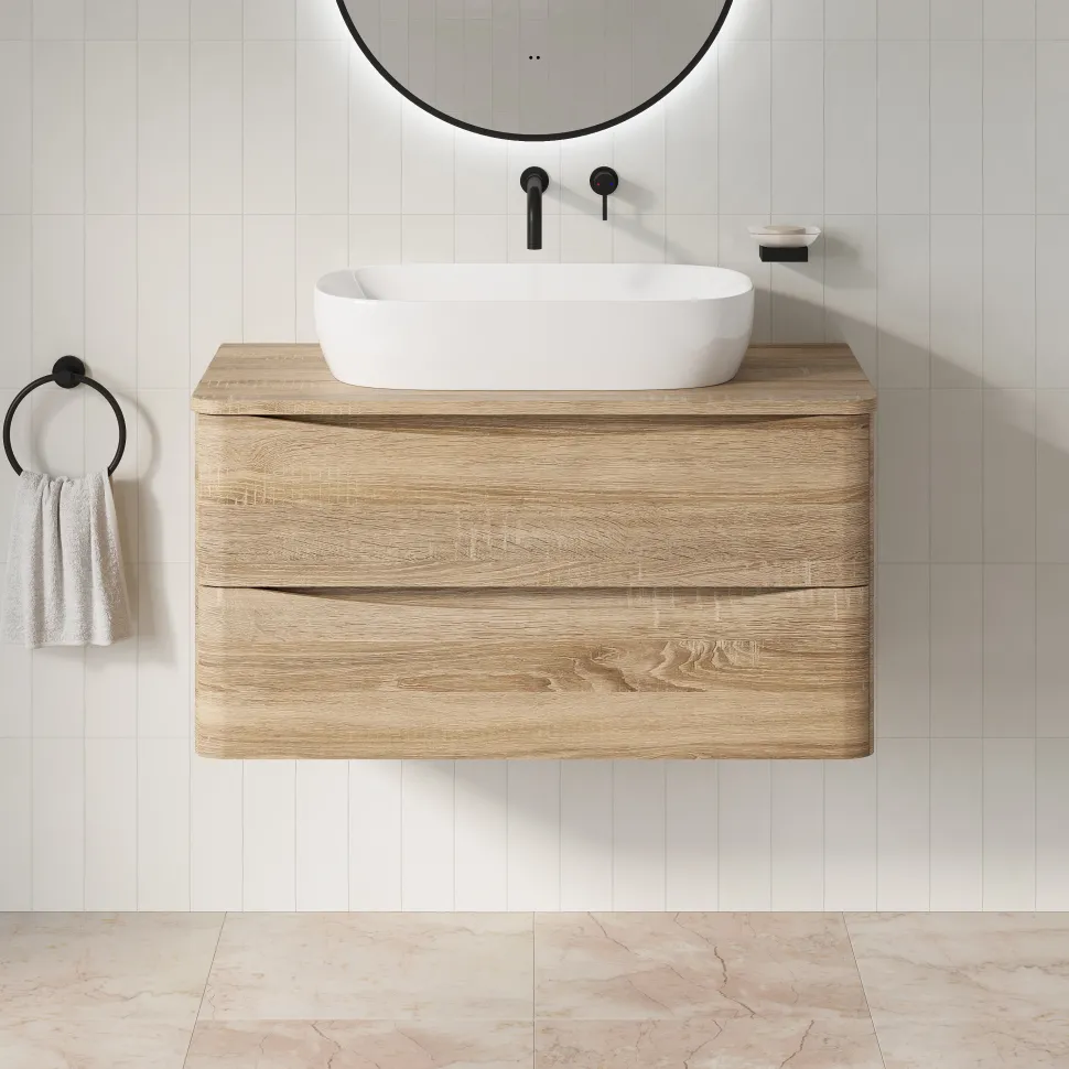 Harbour Origin 900mm Wall Mounted Vanity Unit & Countertop