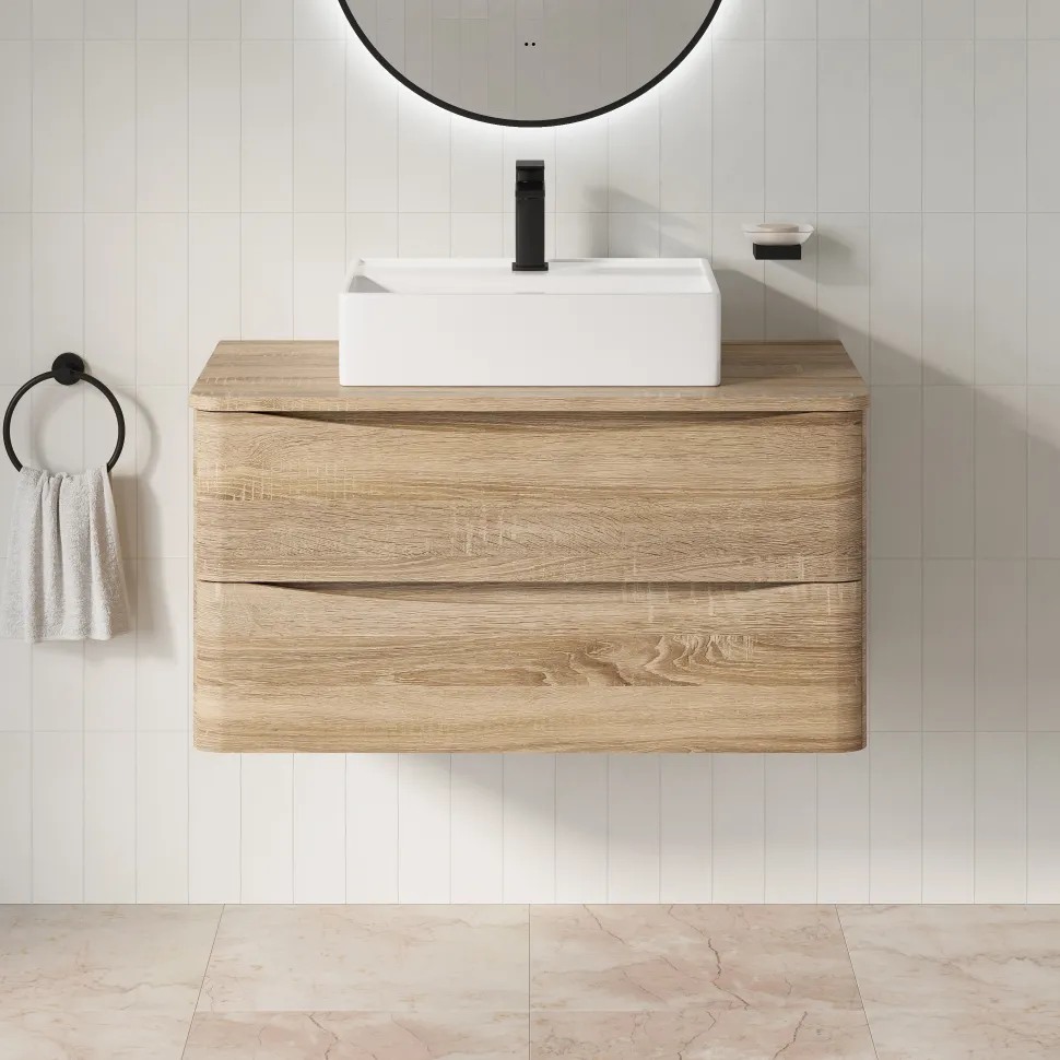 Harbour Origin 900mm Wall Mounted Vanity Unit & Countertop