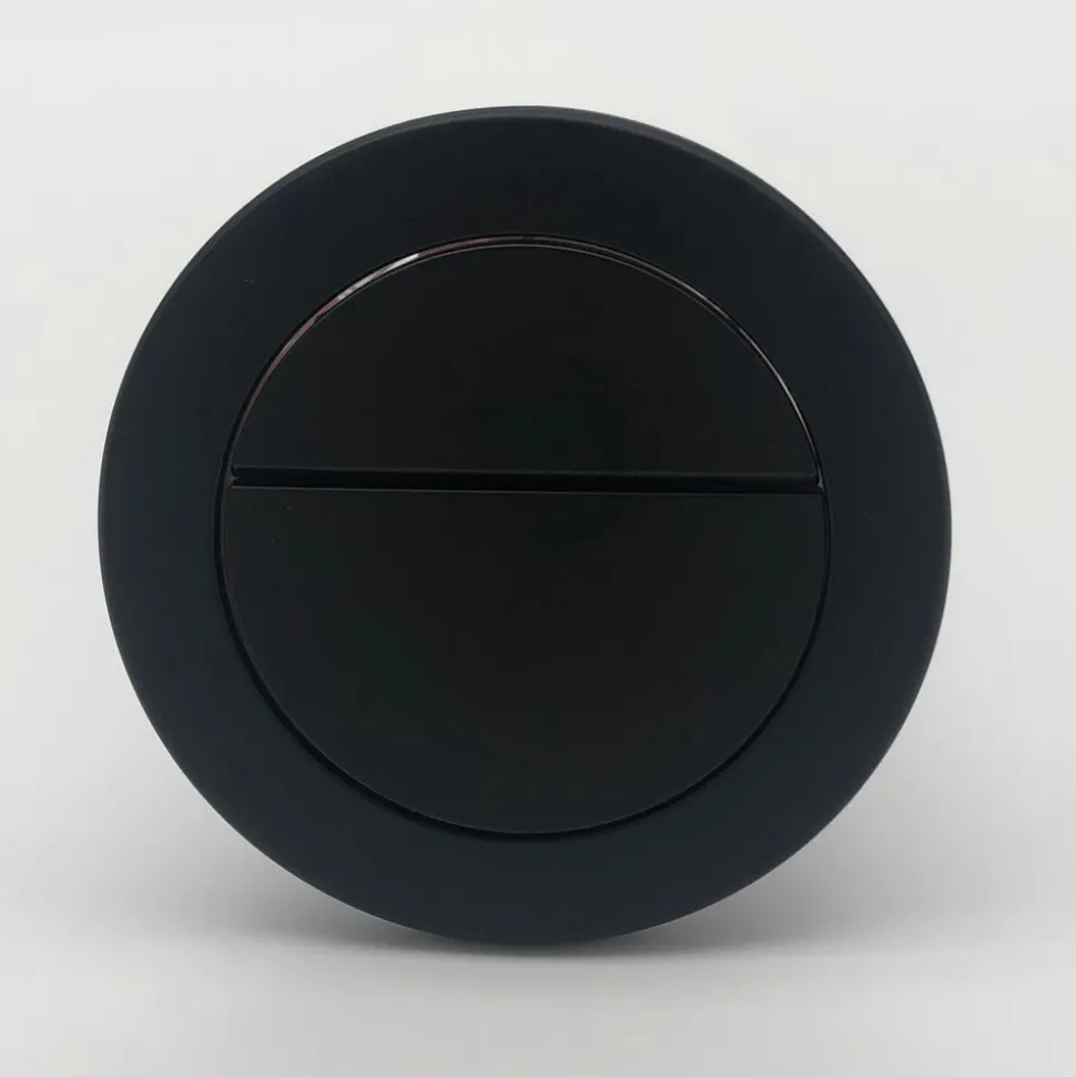 Harbour Pneumatic Dual Flush Concealed Cistern with Polystyrene Jacket & Matt Black Button