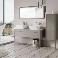 Harbour Serenity 1180mm Floorstanding Unit & Worktop - French Grey