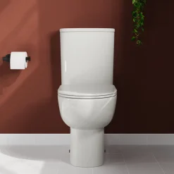 Harbour Serenity Rimless Back to Wall Comfort Height Toilet with Cistern & Soft Close Seat