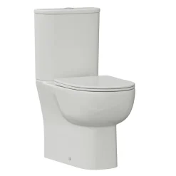 Harbour Serenity Rimless Back to Wall Comfort Height Toilet with Cistern & Soft Close Seat