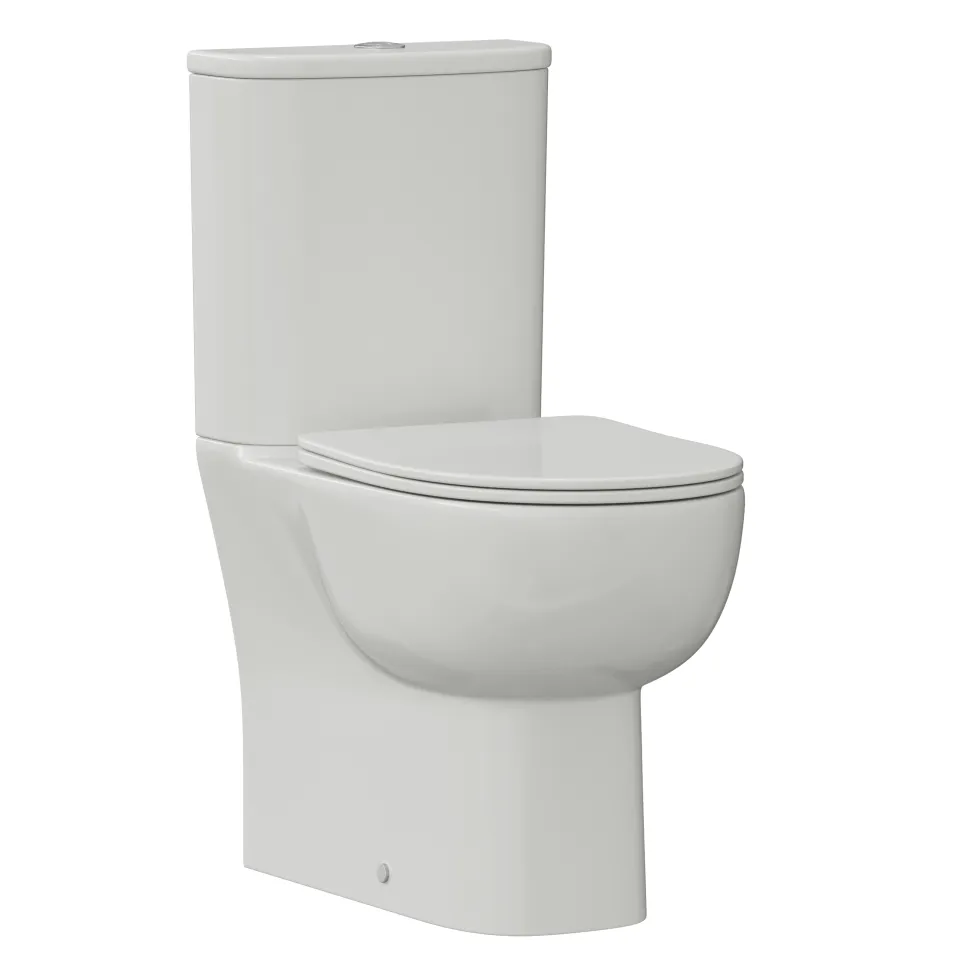 Harbour Serenity Rimless Back to Wall Comfort Height Toilet with Cistern & Soft Close Seat