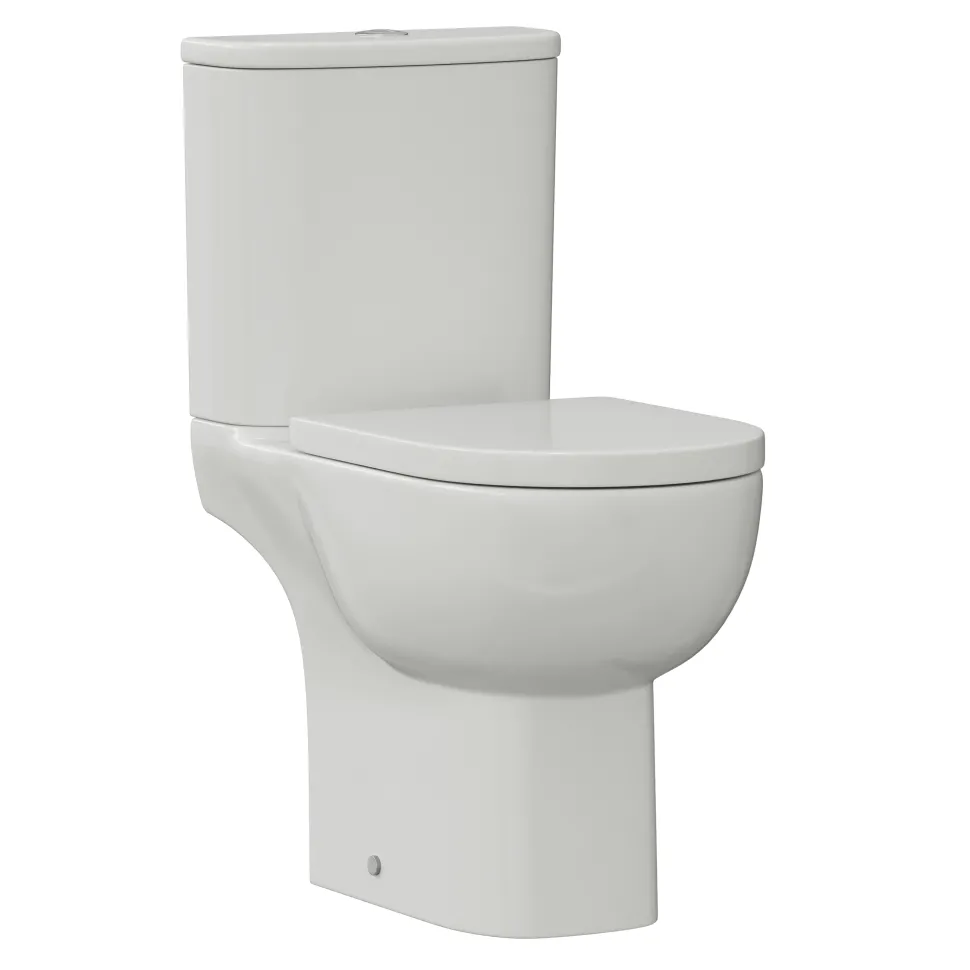 Harbour Serenity Rimless Close Coupled Toilet with Soft Close Seat