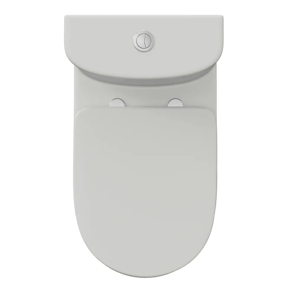 Harbour Serenity Rimless Close Coupled Toilet with Soft Close Seat