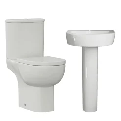 Harbour Serenity Rimless Toilet & Basin Bathroom Suite