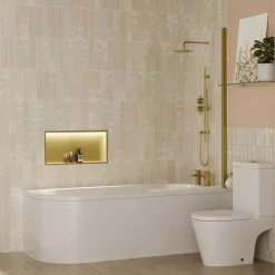 Harbour Shower Niche with LED Light Strip - 610 x 305mm