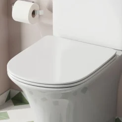 Harbour Soft Close Round Slimline Toilet Seat With Quick Release Hinges