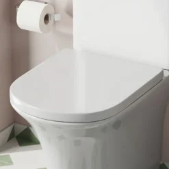 Harbour Soft Close Round Wrap Over Toilet Seat With Quick Release Hinges
