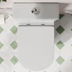 Harbour Soft Close Round Wrap Over Toilet Seat With Quick Release Hinges