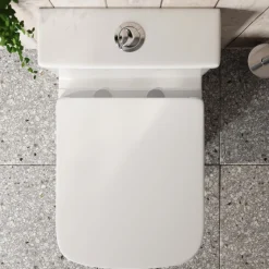 Harbour Soft Close Square Slimline Toilet Seat With Quick Release Hinges