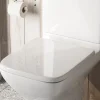 Harbour Soft Close Square Wrap Over Toilet Seat With Quick Release Hinges